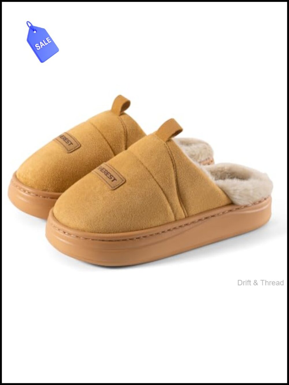 Women's Fuzzy Memory Foam Slippers Plush Cozy Slip-On Indoor Outdoor